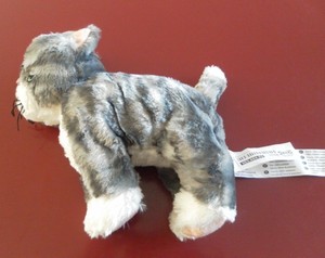 B11g Doudou Peluche Chat Tigre Gris Ikea Lilleplutt Neuf Ebay