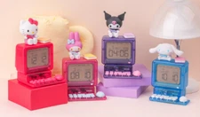 [Sanrio] Royche Sanrio Retro Computer shaped Digital Alarm Table Clock