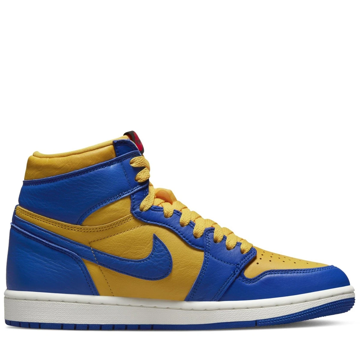 Jordan retro 1 hot sale blue and yellow