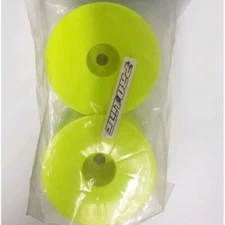 Pro-Line Racing #2700-02  3.7" LPR 1/2" Offset Yellow Wheels 17MM 1:8 RC Truck