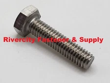 M6-1.0x25 Stainless Steel Hex Head Cap Screws M6x1.0 x 25 Bolts 6mm x 25mm