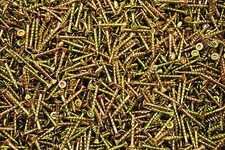 (8000) Torx T20 Star Flat Head 8 x 1-1/4 Yellow Zinc Type 17 Wood Screw BULK