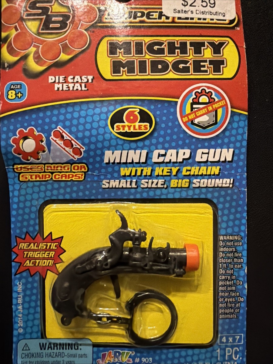 ガンペリー GUNPERRY GUNPERRYおまけつき BRAND NEW Super Bang Mighty Midget Die Cast Metal Mini Cap Gun w