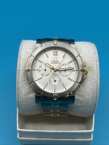 National Geographic Watch NG-02GWBTT New Battery WR 165 Ft.