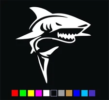 Shark Vinyl Decal Die Cut Sticker Free Shipping