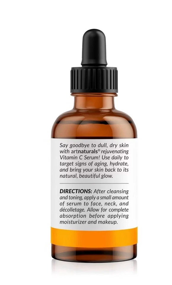 Art Naturals Vitamina C Suero Hidratante + Iluminador 10ml/0.33oz Juego de 2 Foto 2 de 3