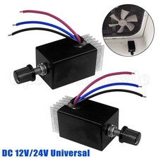 2pc 12V 24V Motor Speed Controller Switch Fan Heater Control Defroster Car Truck