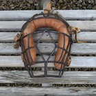 Antique Catchers Mask Metal Leather Baseball Protective Mask Diamond Splitter — photo 7