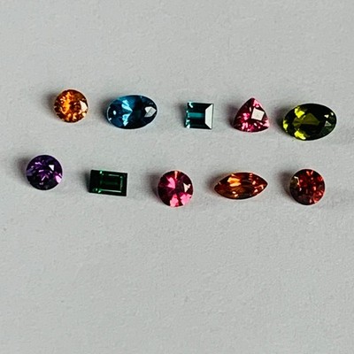 Andy's Gem Garage Sale - 3.05cts 10 Natural beautiful Gems Colorful Mix DEAL