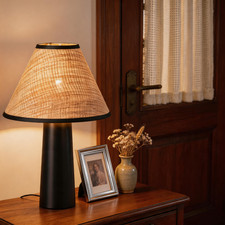 Metal Table Lamp for Cozy Modern Living Room Side Table
