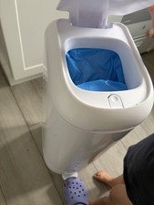 Diaper Genie Signature Diaper Pail Diaper Disposal System White
