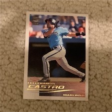 Ramon Castro Marlins MLB Baseball Rookie Sports Trading Card. rookie card picture