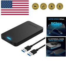 2.5 Inch SATA to USB 3.0 Tool Free External Hard Drive Enclosure Optimized f...