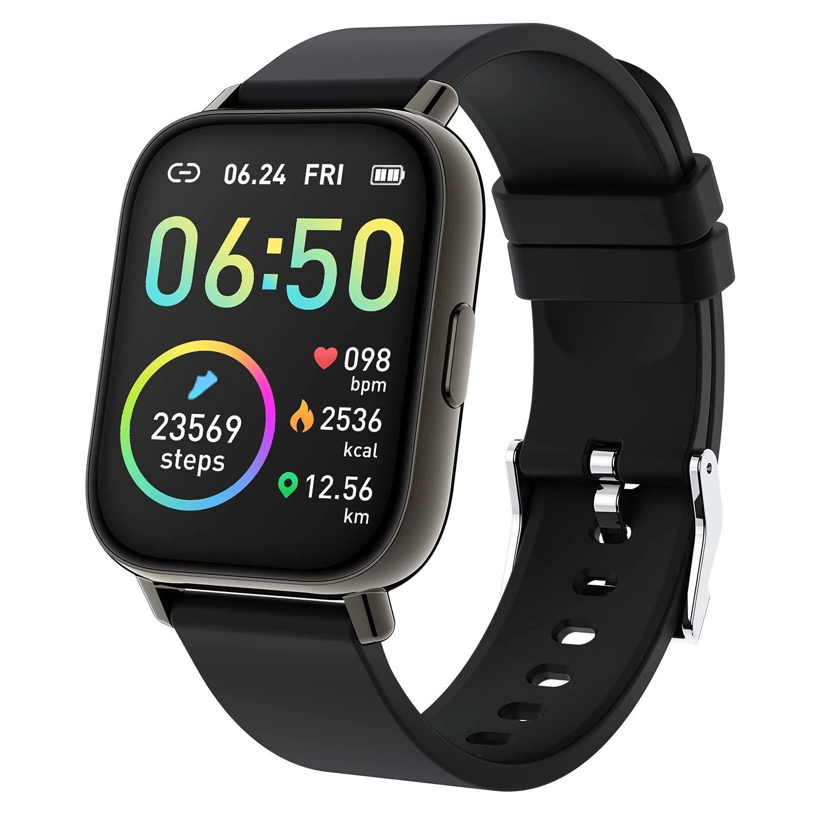 Smart Watch Fitness Tracker 1.69 Touch Screen Fitness Watch with Heart Rate
