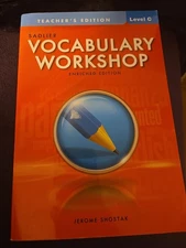 Vocabulary Workshop ©2013 Common Core Enriched Edition, Teacher Edition, Le...