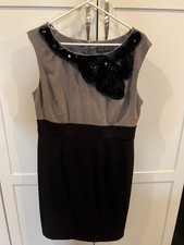 Breautiful Jessica Howard Black  Gray Pencil Dress  14