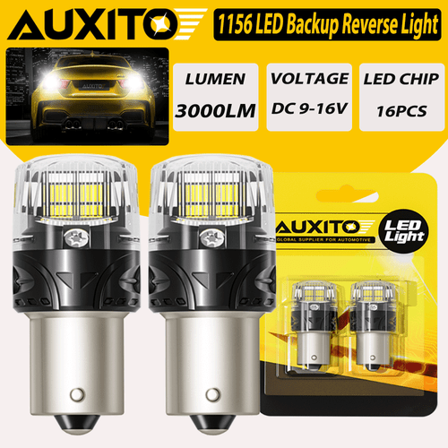 2/4/8X Blanco 1156 7506 16-LED Bombillas de Respaldo Inverso 6500K Canbus Libre de Errores - Imagen 11 de 13