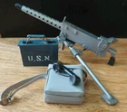 Vintage 1960's G.I. Joe 30 Cal. Machine Gun With Tripod, Ammo Can And Phone Pack