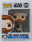 Funko POP! Star Wars Obi Wan Kenobi #270 The Clone Wars Vinyl Figure DAMAGED BOX