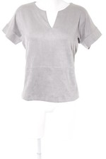BLOOM T-Shirt Damen Shirt Gr. DE 36 hellgrau Casual-Look