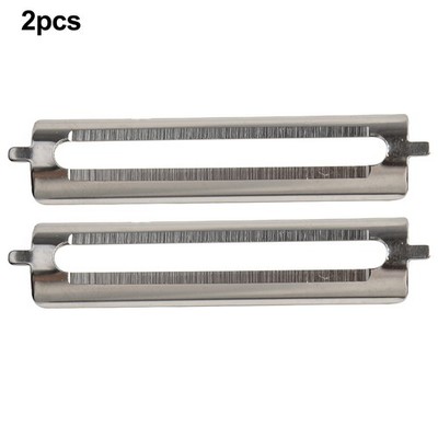 2Pcs 55mm Stainless Steel Single-sided Flat Blade Multifunctional Peeling Blade
