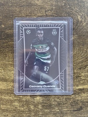 2024-25 Topps Chrome UCC Geovany Quenda Shadow Etch Ssp
