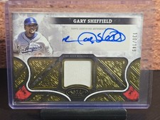 GARY SHEFFIELD 2025 TOPPS TIER ONE PATCH AUTOGRAPH DODGERS AUTO /149 Read