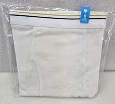 Vtg Stafford Essentials Mens 100  Cotton Briefs Size 40 Classic Fit 2 Pair New