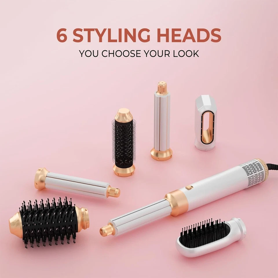 6 in 1 Multi Hair Styler and Dryer Curly + Coily, Airstyler, Curling Iron HOT TOP - Image 2 of 4