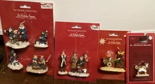 The Village Collection ST NICHOLAS SQUARE Figure Christmas Lot of 4 Pkgs Kohl's