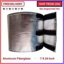 Universal Starter Heat Shield 7 X 24 Inch Wrap Reflective Mylar Non-conductive