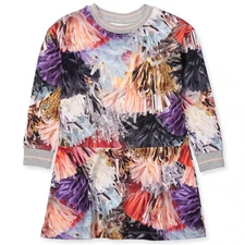 MOLO Girl's 11-12 Dress Conny Celebration Floral Long Sleeve