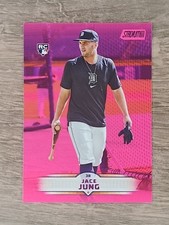 2025 Topps Stadium Club Jace Jung RC #47 Pink Parallel