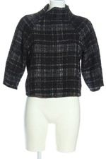ZARA WOMAN Maglia cropped Donna Maglione Taglia IT 42 nero-bianco stile casual