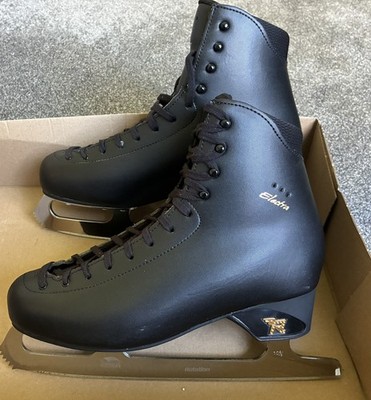 Risport Electra 285 Herren Eiskunstlauf Schlittschuhe, schwarz. Edea Rotationsklingen. 