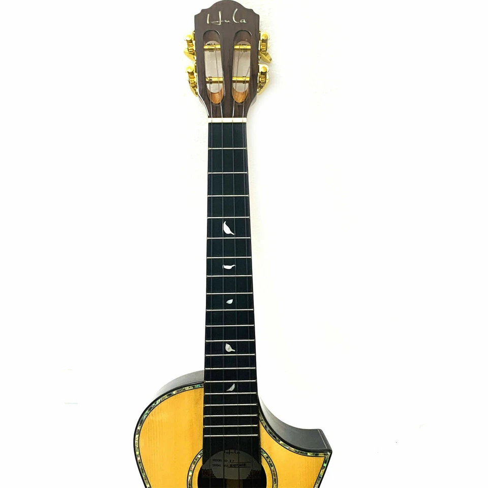 Ukelele tenor de gama alta todo sólido 26"" superior abeto macizo y trasero ukelele de palo de rosa Foto 4 de 4