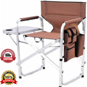 Director Chair Camping Replacement Cover With Side Table Pocket