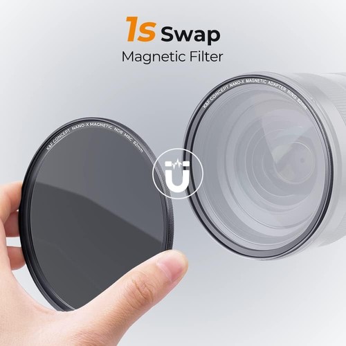 K&F Concept Magnetic Lens Filter Kit GND8+ND8+ND64+ND1000+Magnetic Adapter Ring - Picture 19 of 121