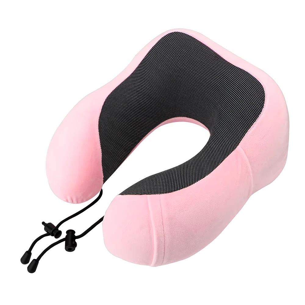 Ultra-Soft U-Shaped Memory Foam Travel Pillow for Neck Support