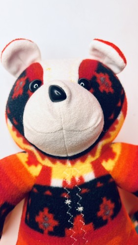 Navajo Tribal Soft BlanketRed Teddy Stuffed Animal Condition Pendleton Style - Picture 14 of 22