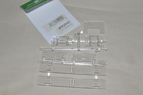 Escala HO REPUESTOS plástico Bowser 55040 juego ventanas caboose N5 rectangular | Zustand: New