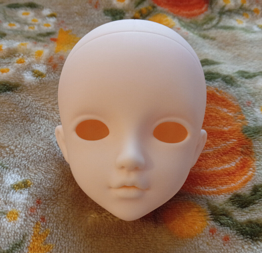 1/3 Scale BJD Doll Head Body Parts DIY Without Makeup Pinkish Skin