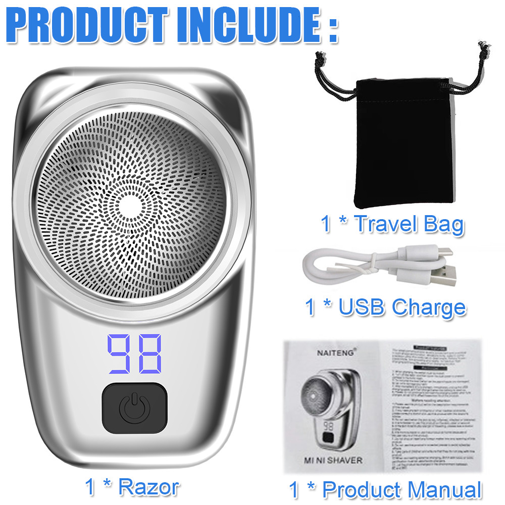 Beard Trimmer Razor 4d Twin Blade Reciprocating Shaver