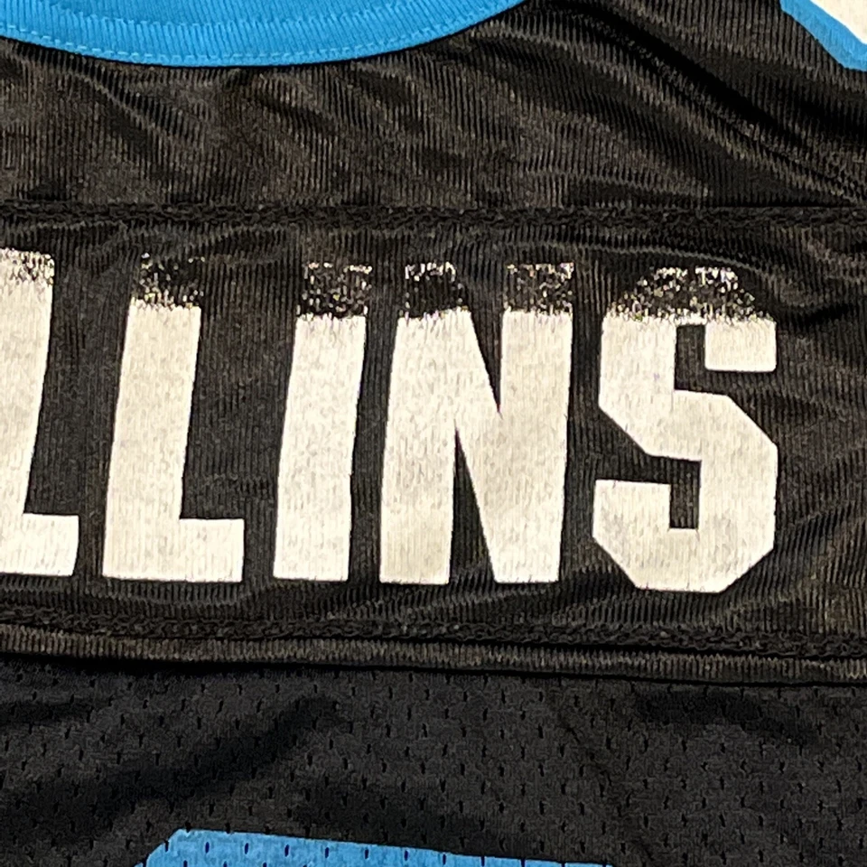 Camiseta vintage de los Carolina Panthers XL Kerry Collins Wilson negra para hombre  Foto 4 de 4