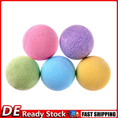 Bath Salt Ball Body Skin Whiten Stress Relief Bubble Shower Ball (Red) DE