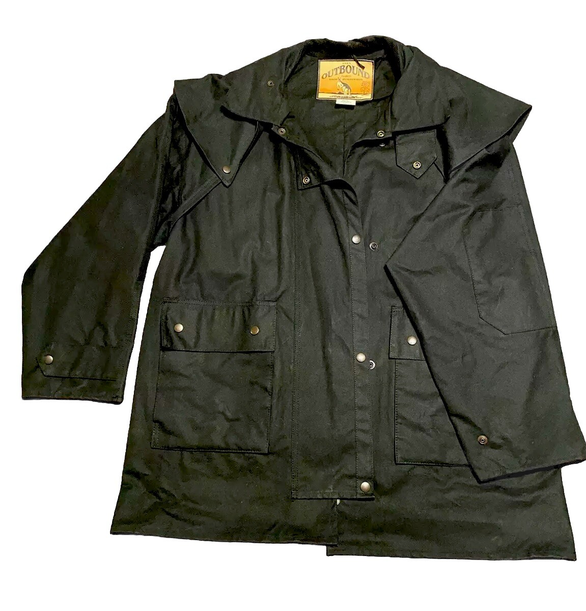 Bush Ranger Jacket Outback Trading Company Oilskin Waterproof Duster ...