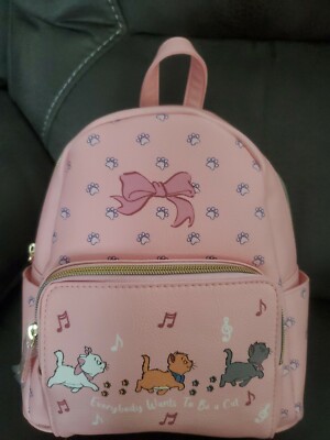 Danielle Nicole Aristocats mini backpack The Aristocats Marie Pink Ribbon Mini Backpack - main image 4