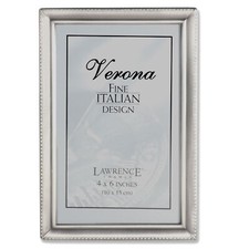 Lawrence 4x6 Beaded Antique Pewter Picture Frame  Same Shipping Any Qty 