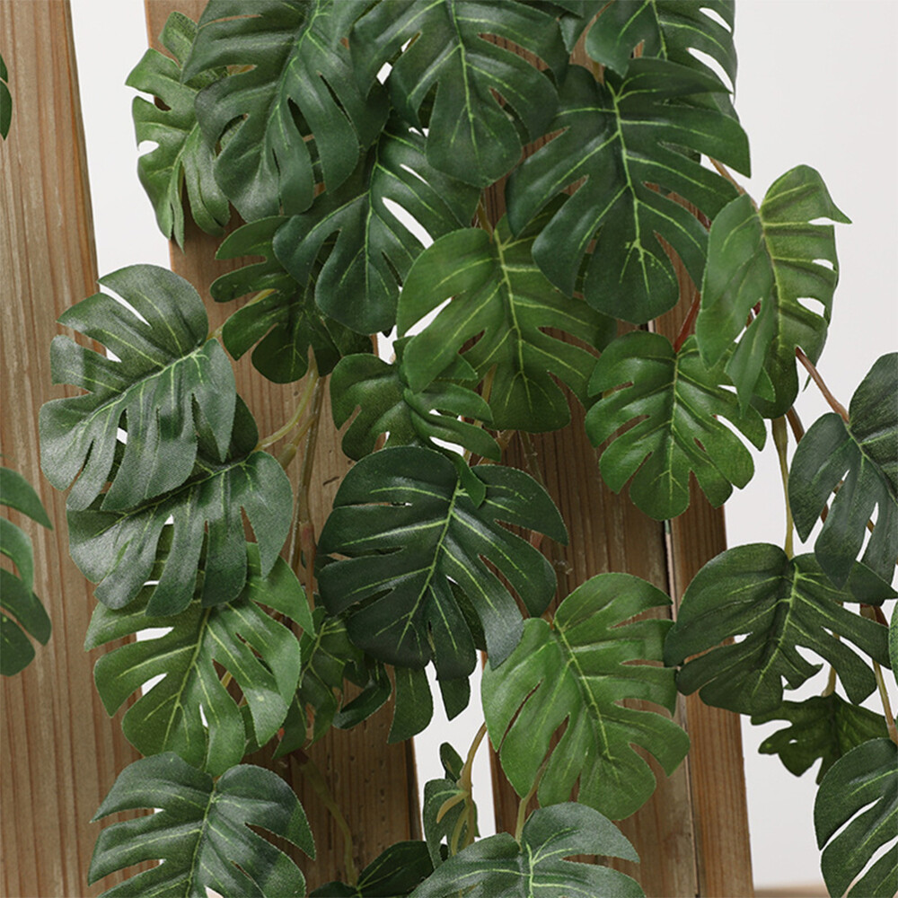 Artificial Turtle Leaves Vine Fake Tropical Leaves Silk Monstera Leaves