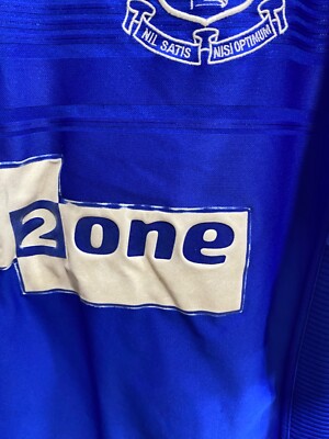 Maillot De Football Domicile Everton 1999-2000 - Marque Umbro, Taille M, Occasion